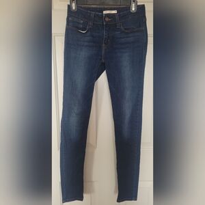 Levi's Dark Blue Super Skinny Jeans